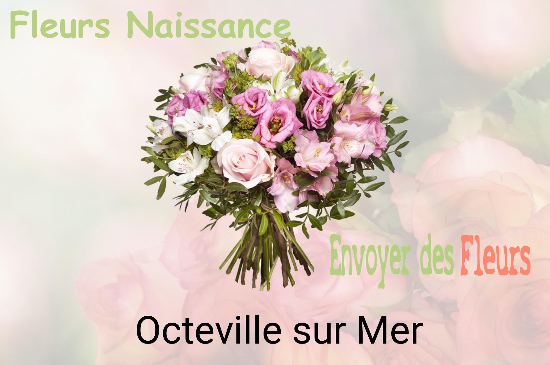 Bouquet de fleurs de naissance livré à Octeville-sur-Mer